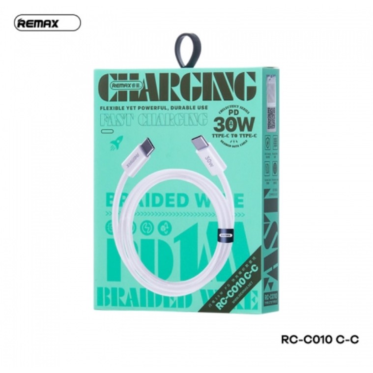 Cáp Sạc Nhanh 30W Remax RC-C010 TypeC-TypeC