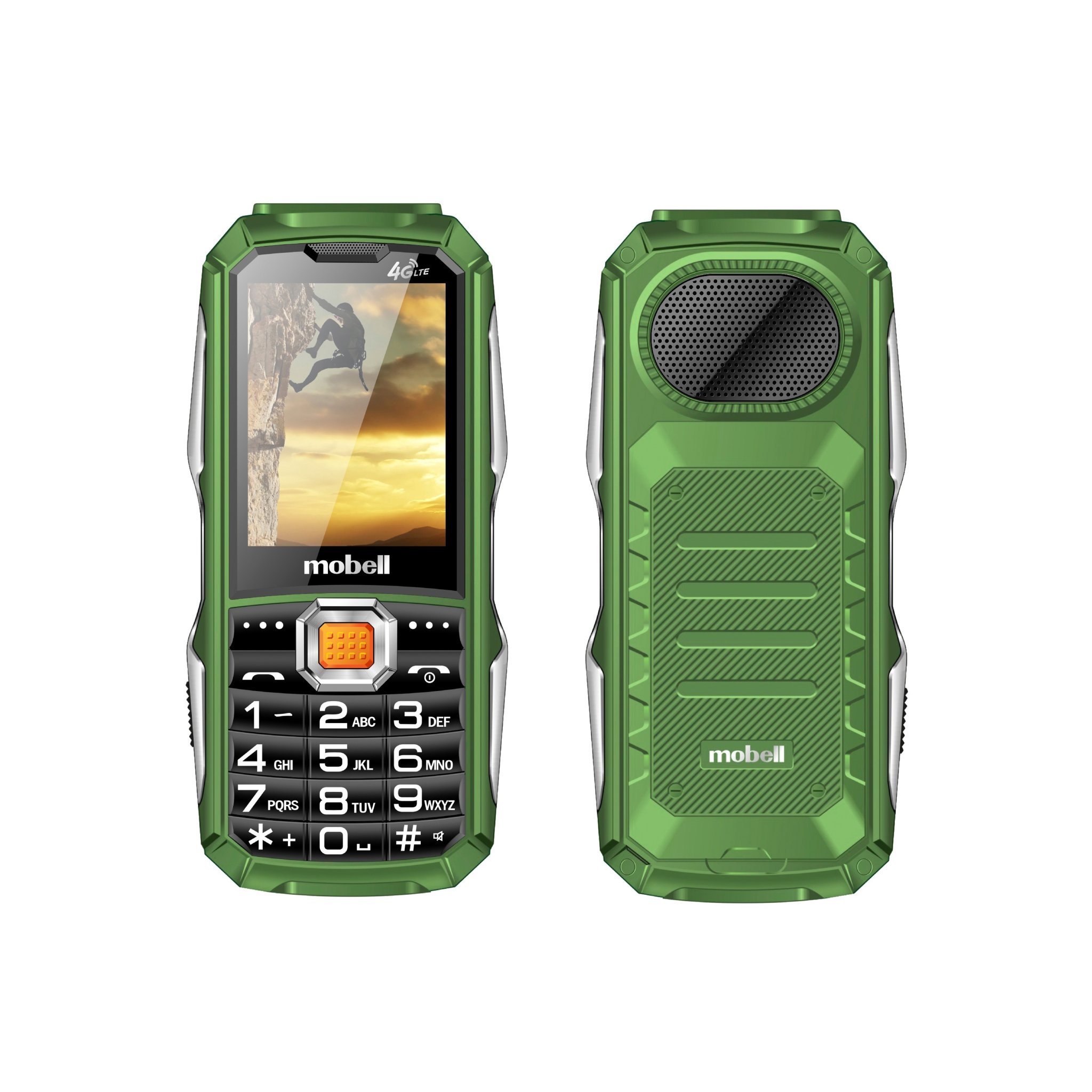 Điện thoại Mobell Rock 4 Chính hãng - Sóng 4G chuẩn