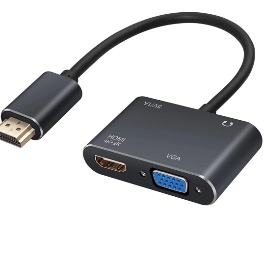 Cáp chuyển HDMI ra VGA và HDMI BX042