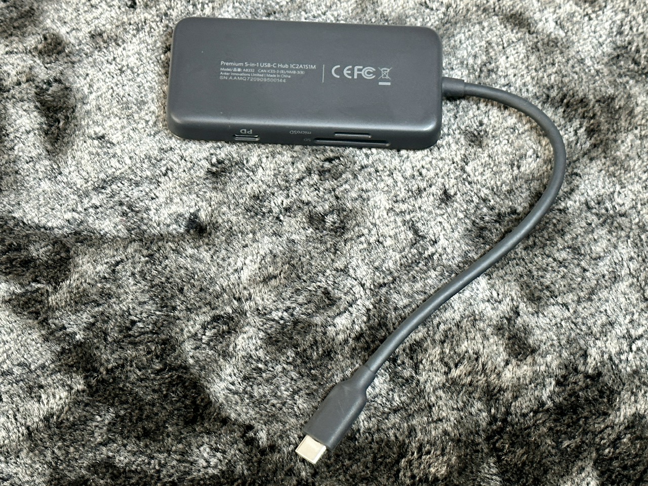Hub chuyển đổi  Anker 332 USB-C Hub 5-in-1