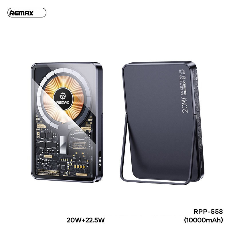 Pin Dự Phòng Sạc Nhanh 35W Remax RPP-558 10.000mAh không dây magsafe