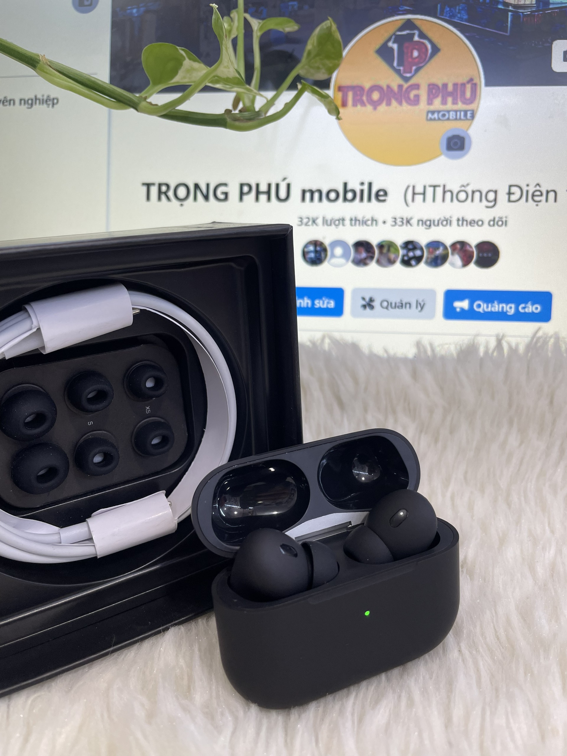 Tai nghe Bluetooth APPro2 đen pin 8h