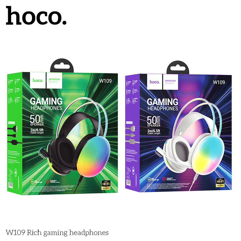 Tai nghe chụp tai chơi game W109 Rich