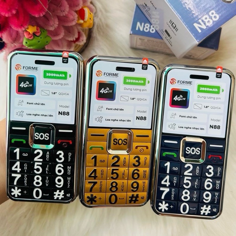 Điện thoại Forme N88 4g Chính hãng - Sóng 4G chuẩn