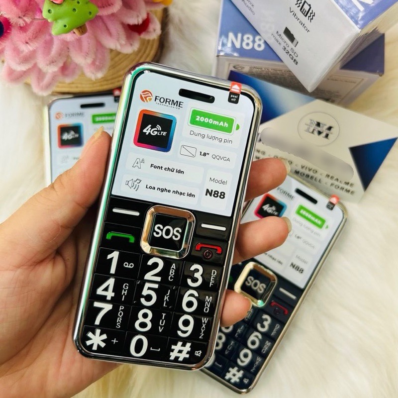 Điện thoại Forme N88 4g Chính hãng - Sóng 4G chuẩn