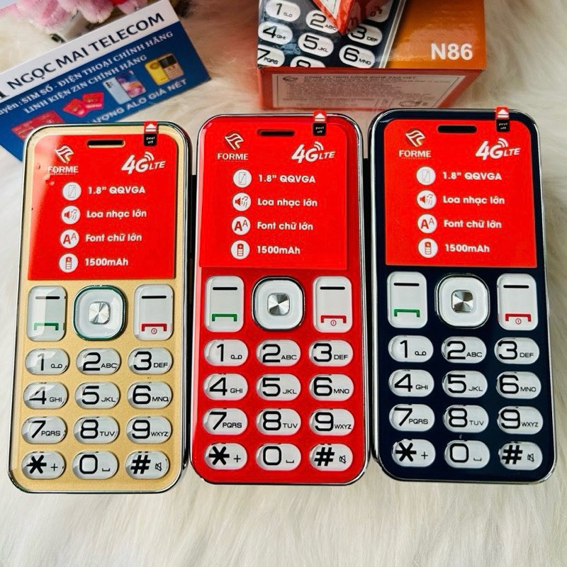 Điện thoại Forme N86 4g Chính hãng - Sóng 4G chuẩn Trọng phú mobile