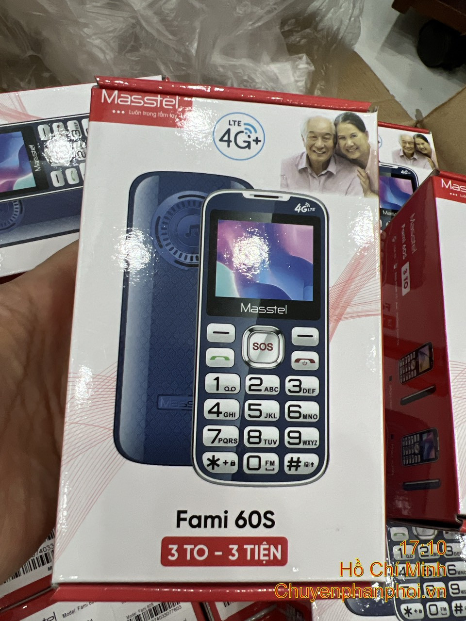 Điện thoại MASSTEL Fami 60s 4G - Sóng 4G chuẩn Trọng phú mobile