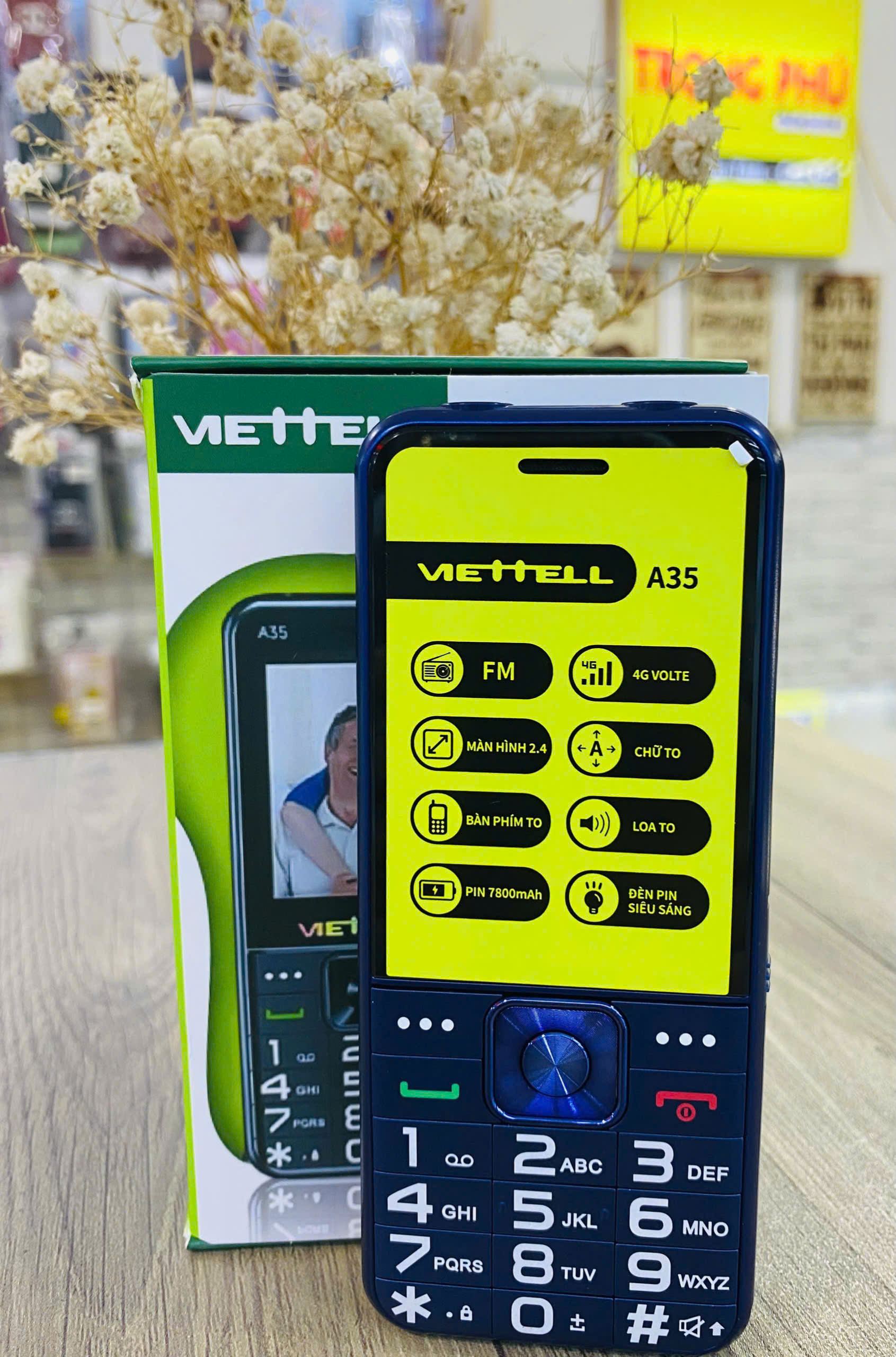 Điện thoại Viettell A35 4G - Sóng 4G chuẩn