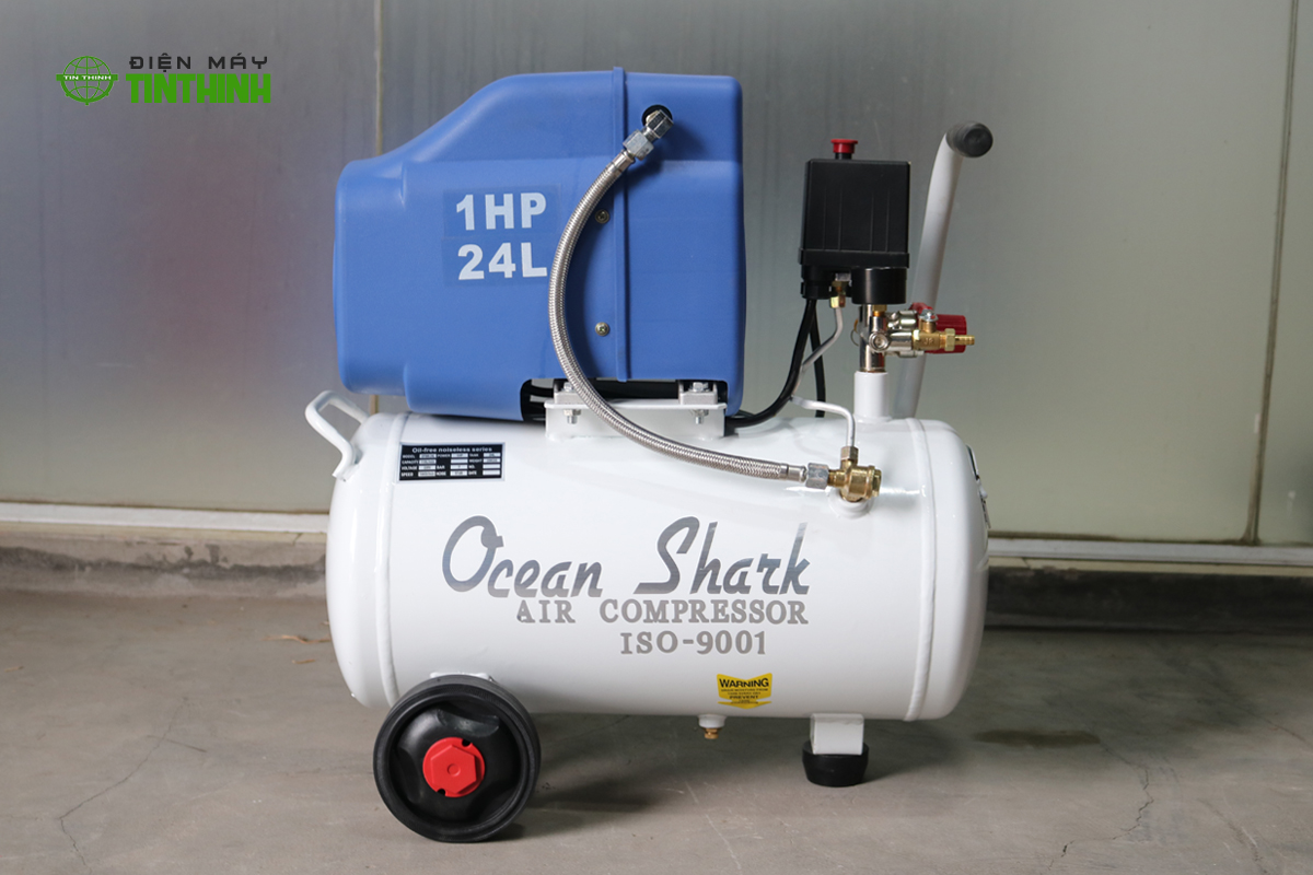 Máy nén khí không dầu 1 HP Ocean Shark OF886-24L