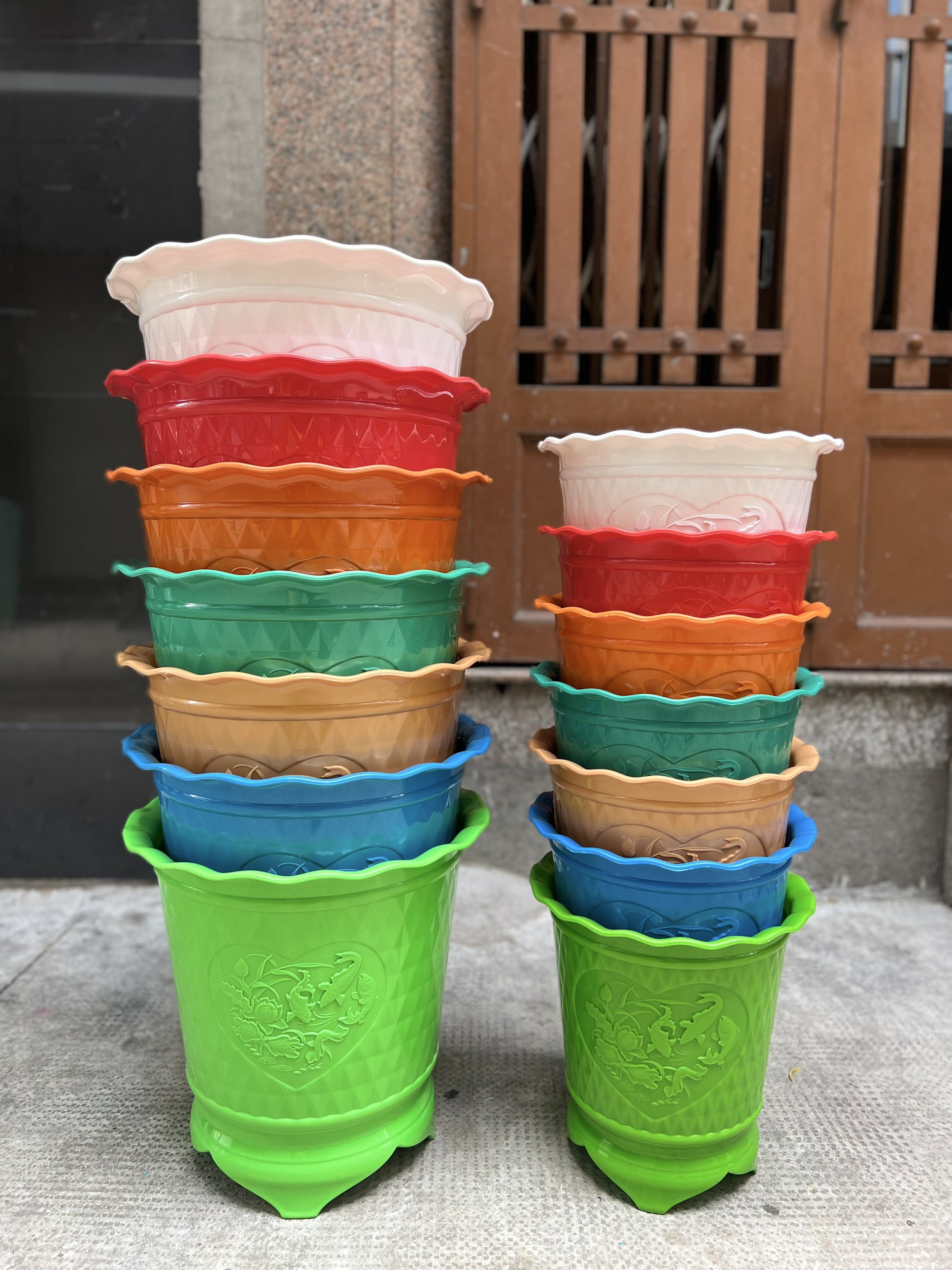 Chậu cá sen 3 chân 40x39H (cm)