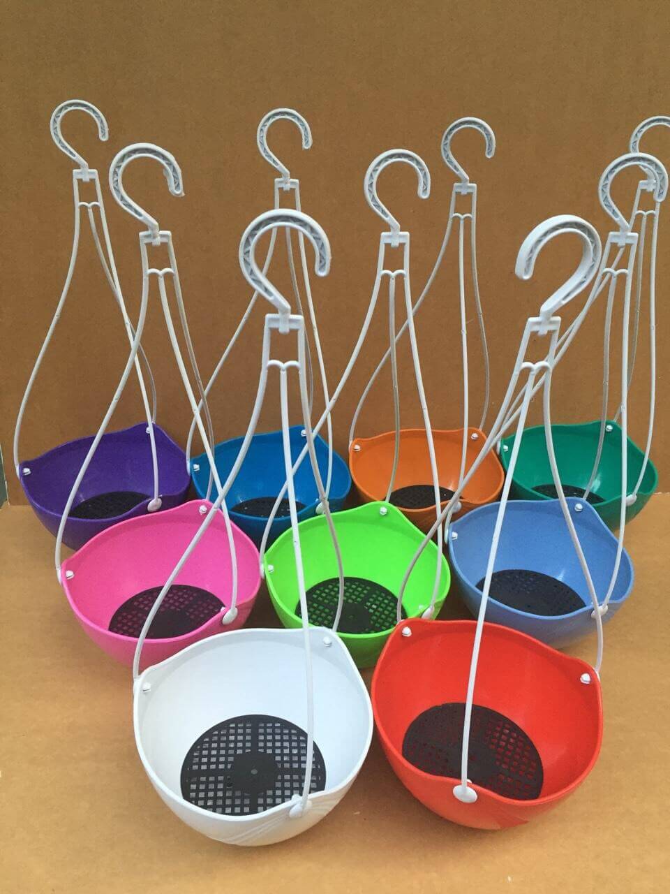 Chậu Treo Hoa Văn 20x13H (cm)