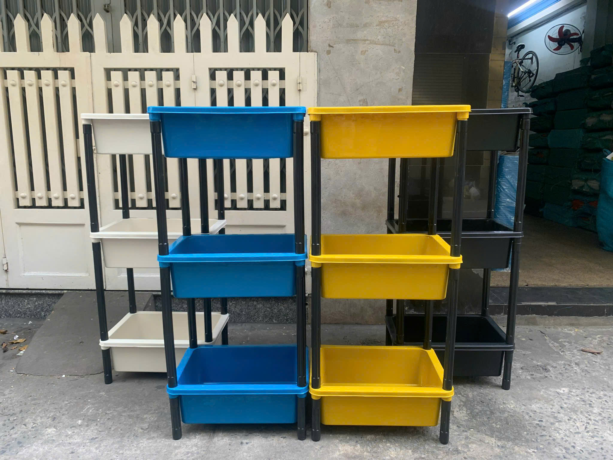 Khay nuôi cá, trồng rau xếp tầng nhỏ 53x38x17H (cm) 