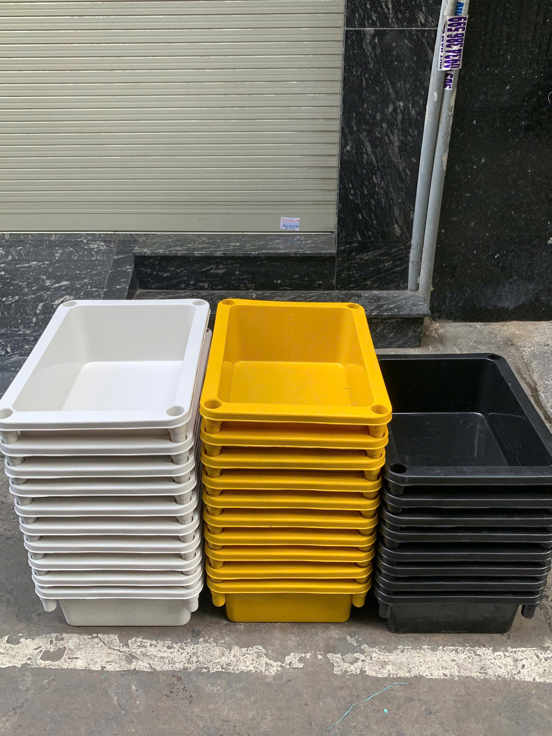 Khay nuôi cá, trồng rau xếp tầng nhỏ 53x38x17H (cm) 