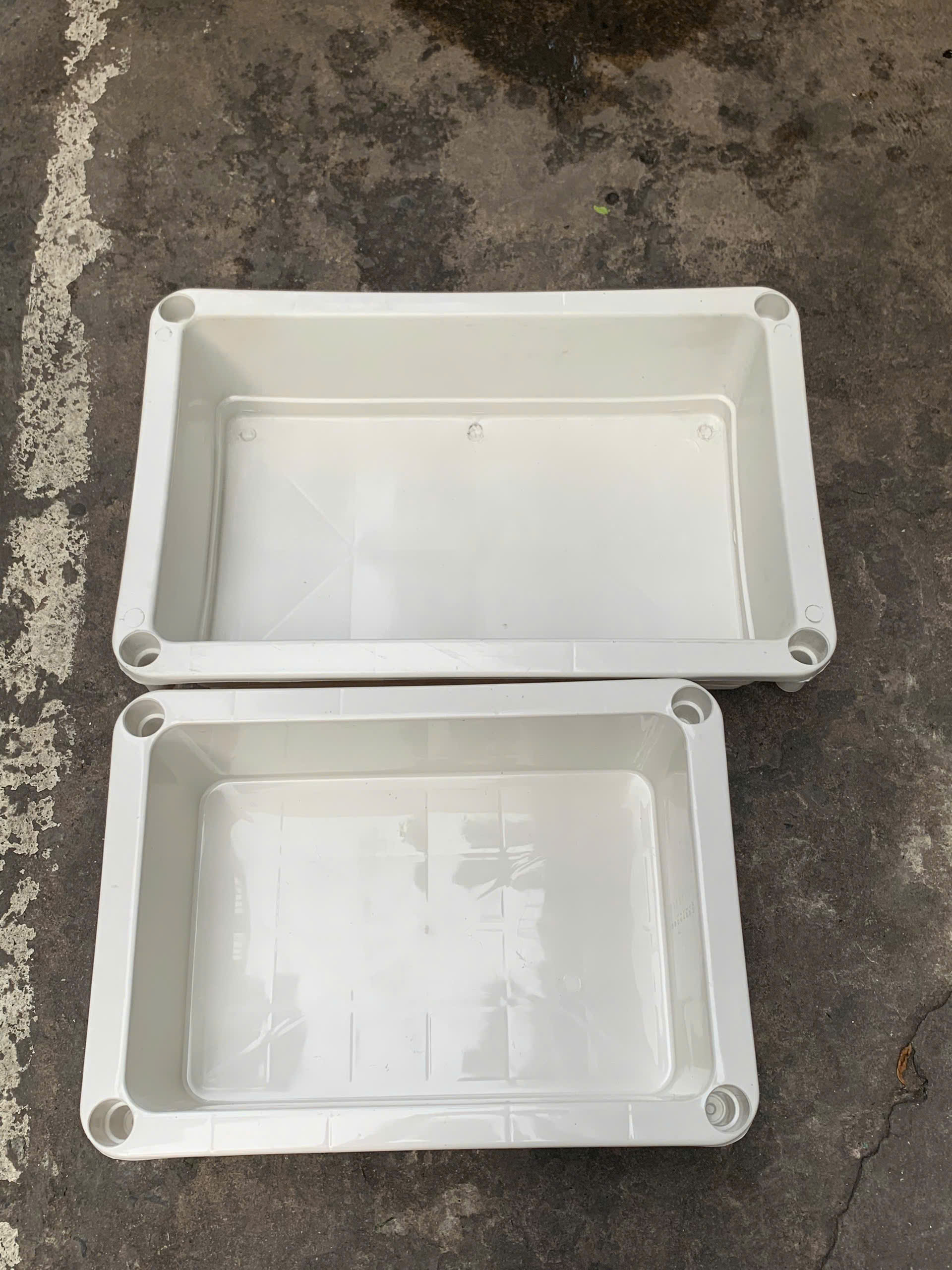 Khay nuôi cá, trồng rau xếp tầng nhỏ 53x38x17H (cm) 