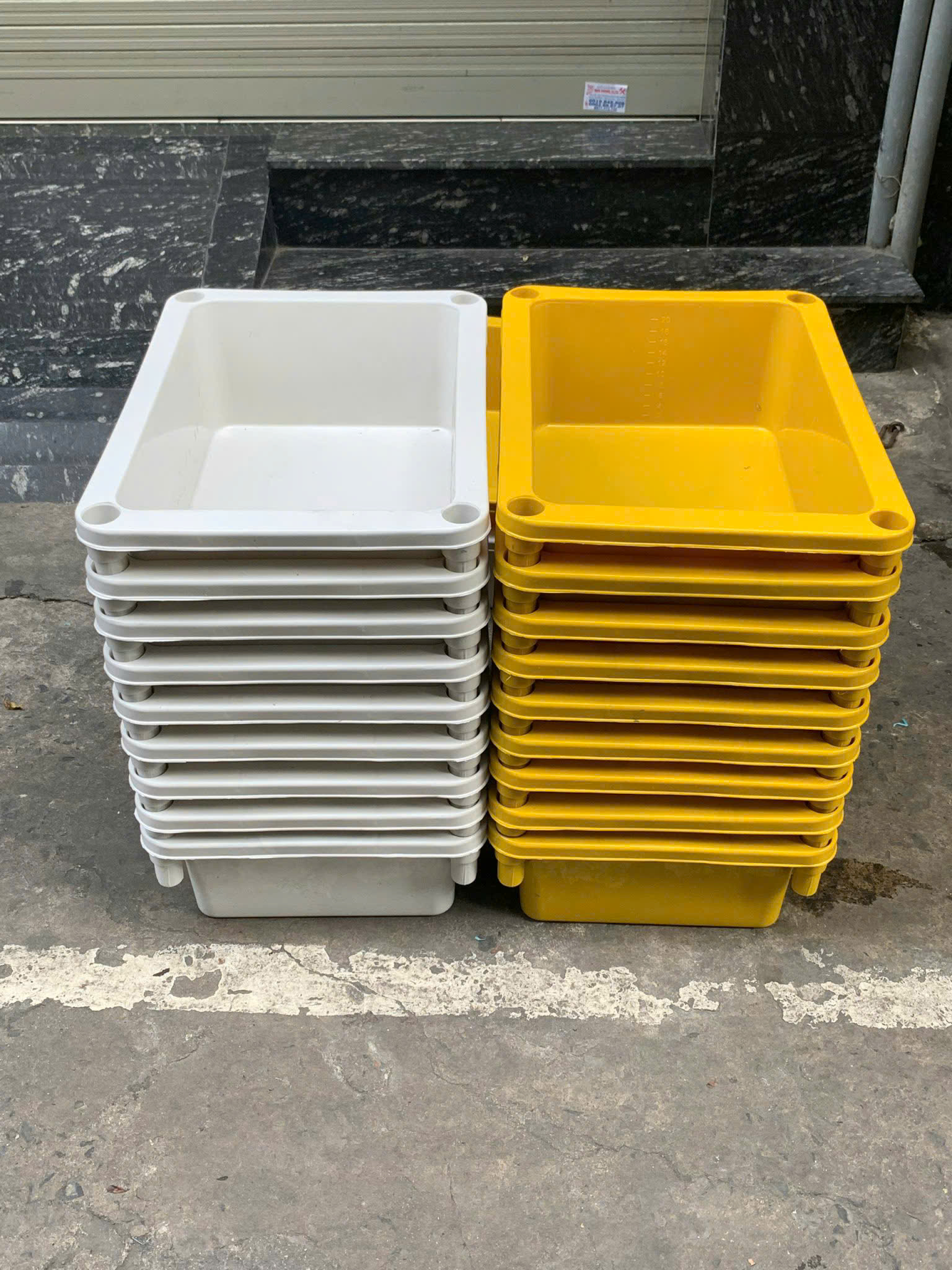 Khay nuôi cá, trồng rau xếp tầng nhỏ 53x38x17H (cm) 