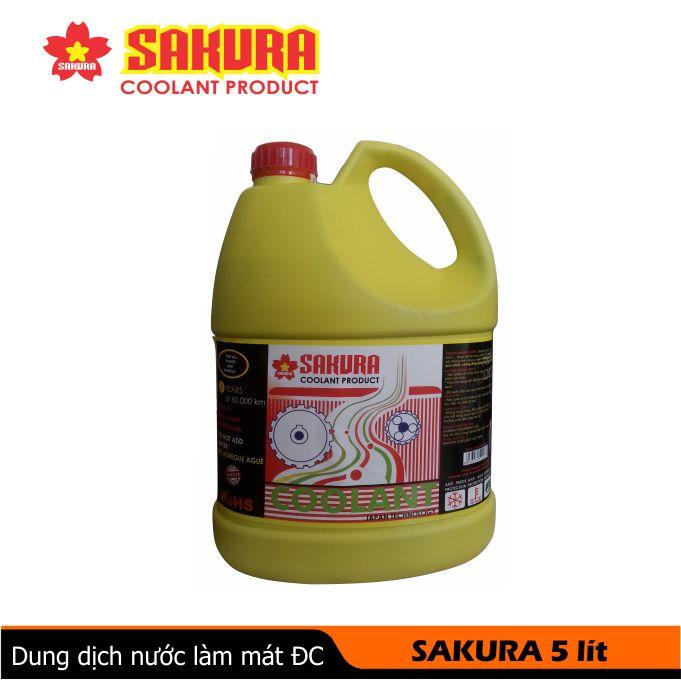 Nước làm mát động cơ SAKURA 5 lít