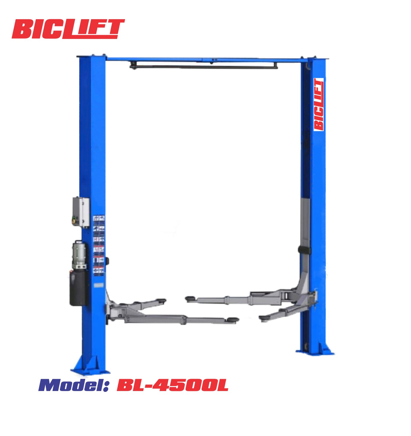 Cầu nâng 2 trụ 4,5 tấn BL-4500L, BICLIFT Công nghệ ITALY