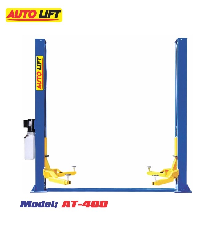 Câu nâng 2 trụ giằng dưới AT-400 4 tấn, AUTOLIFT Công nghệ Châu âu