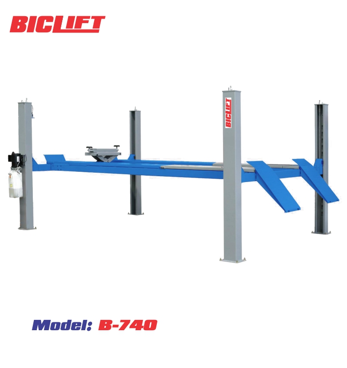 Cầu nâng ô tô 4 trụ 4 tấn B-740, BICLIFT công nghệ ITALY