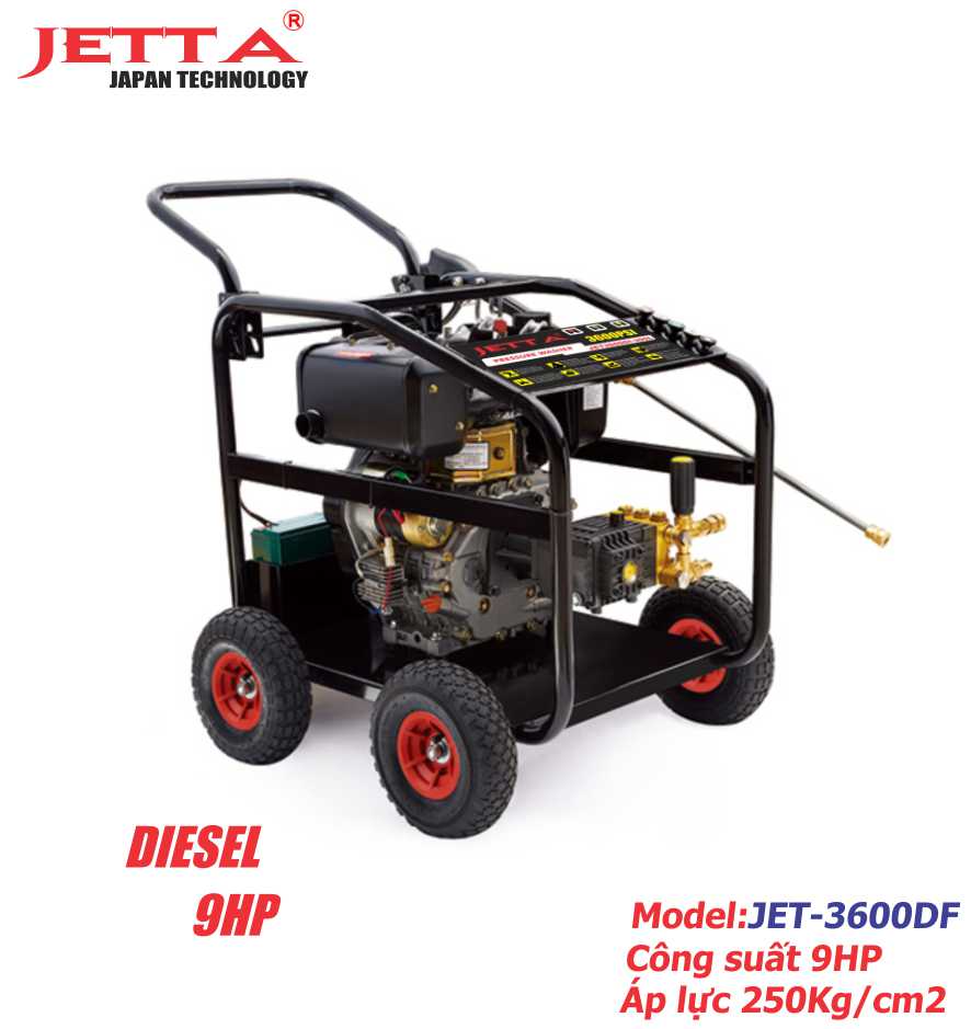 Máy rửa động cơ  Diesel JET3600DF