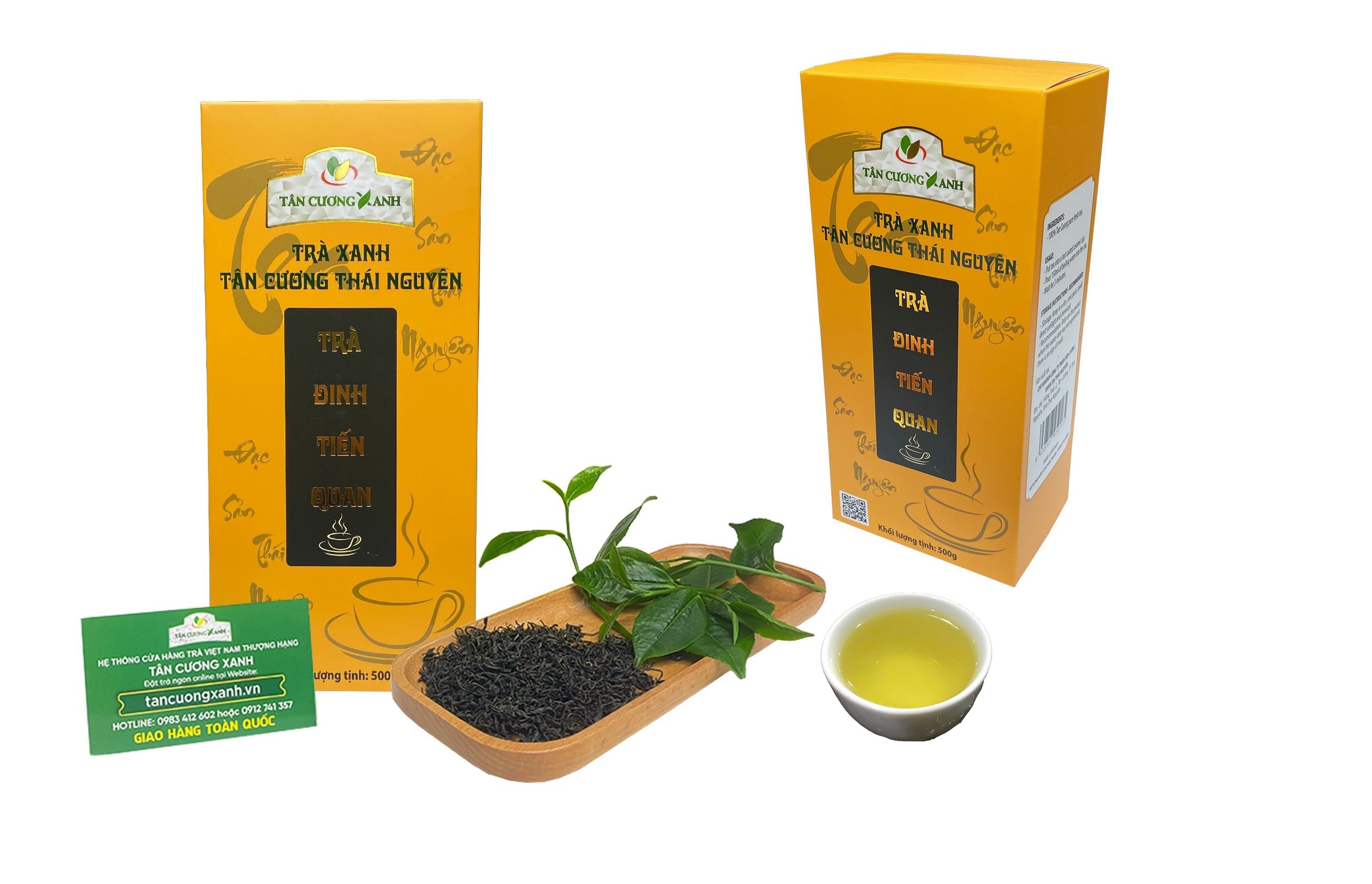 Chăm sóc các vườn trà Thái Nguyên hữu cơ Tân Cương Xanh