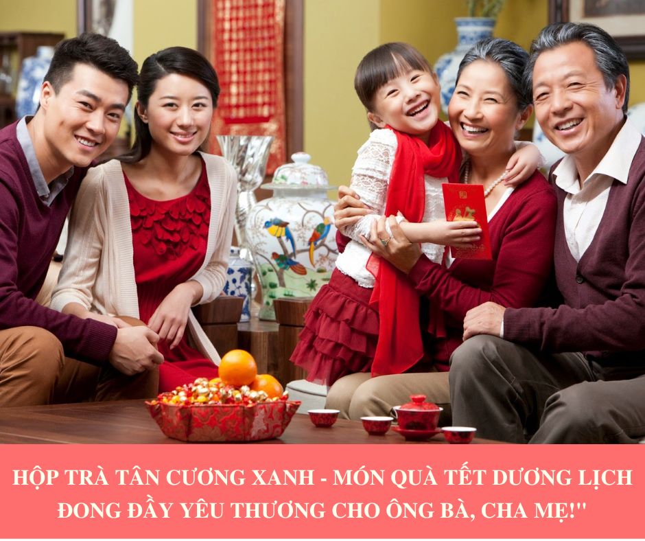 HỘP CHÈ THÁI NGUYÊN - MÓN QUÀ TẾT DƯƠNG LỊCH Ý NGHĨA DÀNH TẶNG ÔNG BÀ, CHA MẸ
