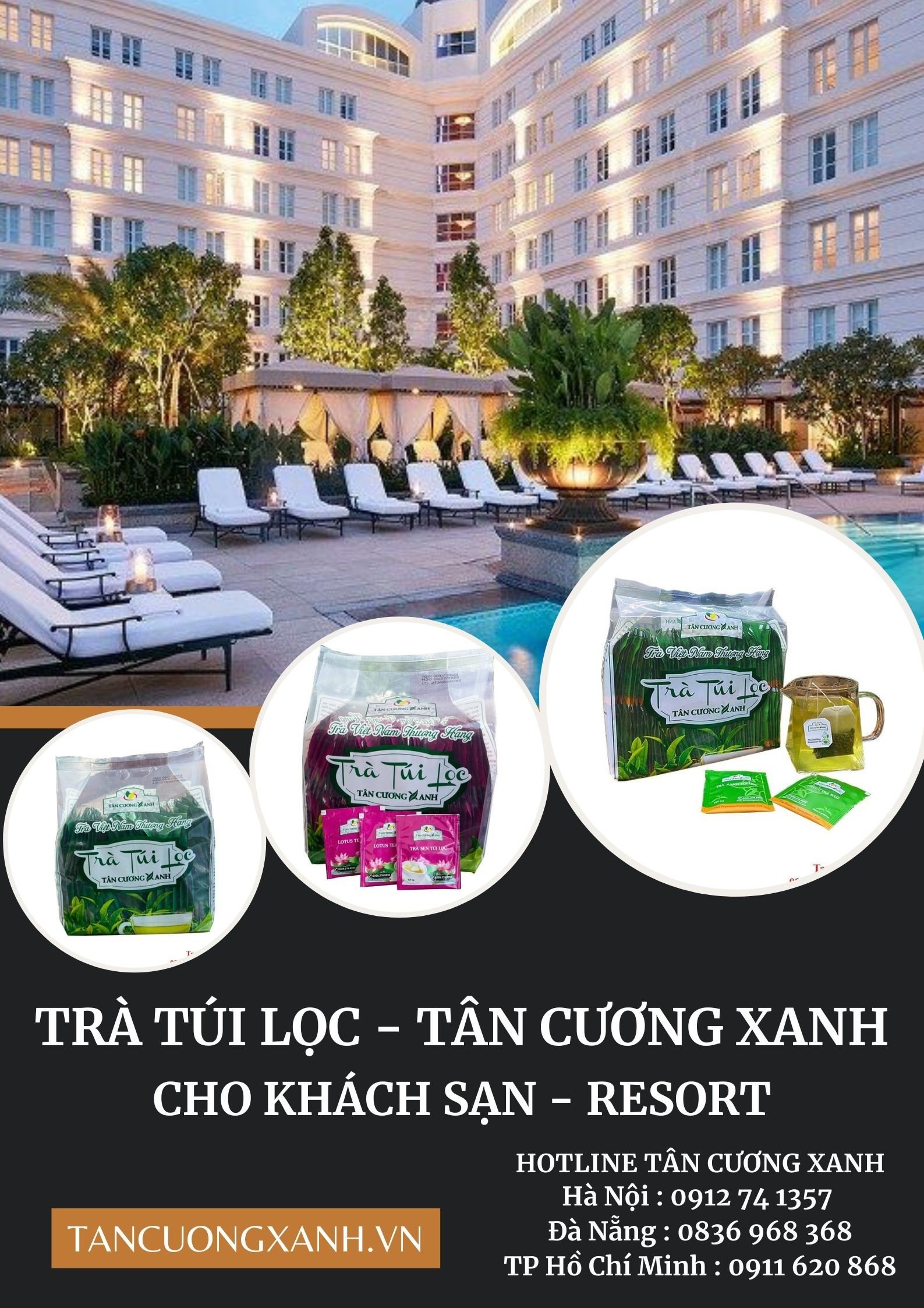 Trà Túi Lọc Tân Cương Xanh