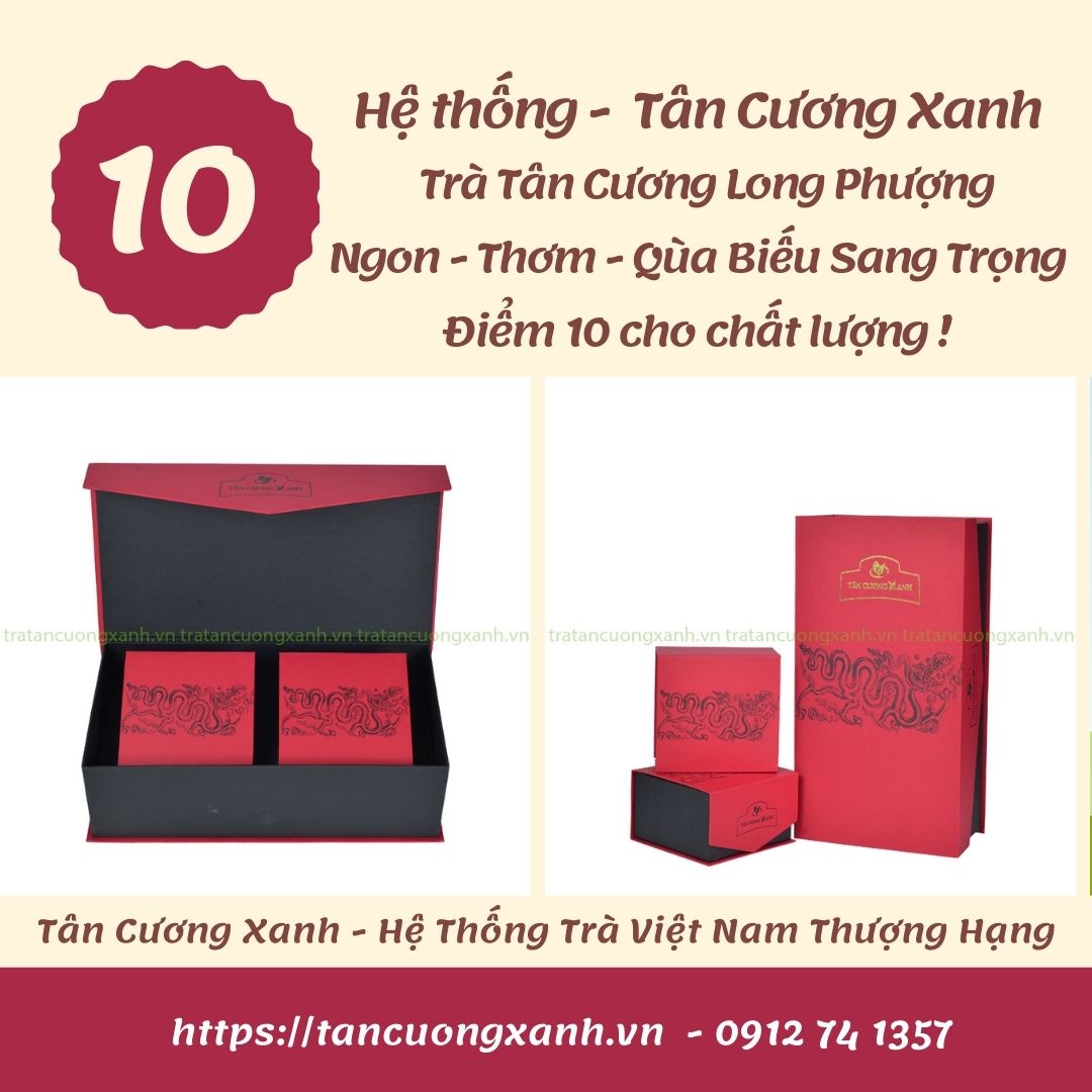 Hộp Trà Tân Cương Quà Biếu