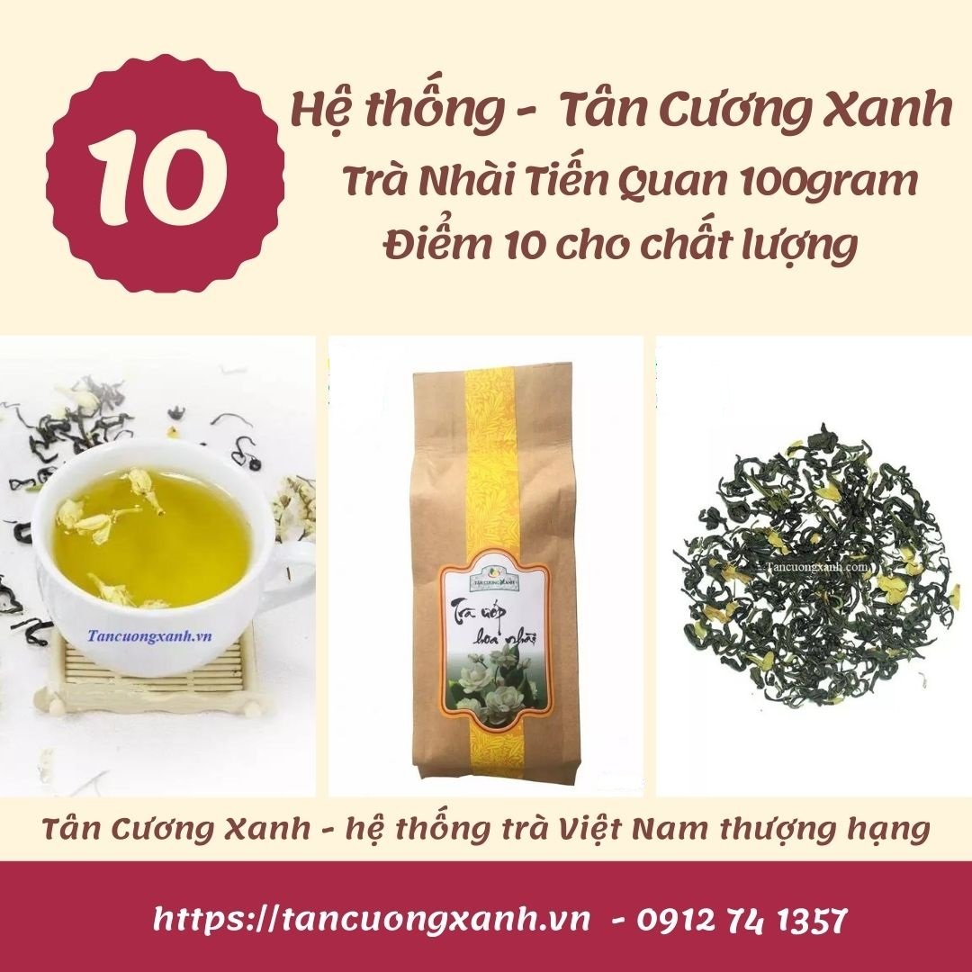 Trà Ướp Hoa Nhài - Tân Cương Xanh