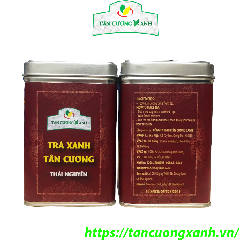 Trà Xanh Tân Cương Ngũ Sắc - Hộp Thiếc 100gram
