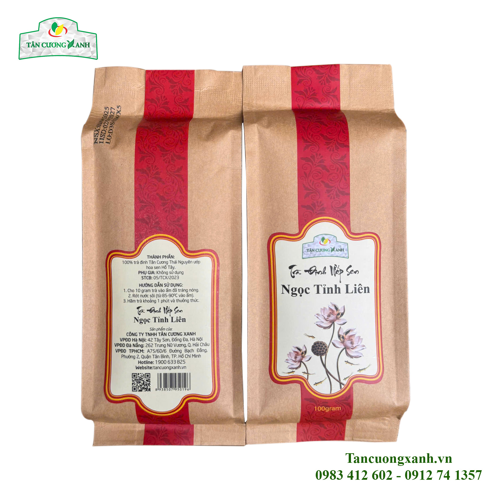 Trà Đinh Ướp Sen Ngọc Tỉnh Liên - 100gram