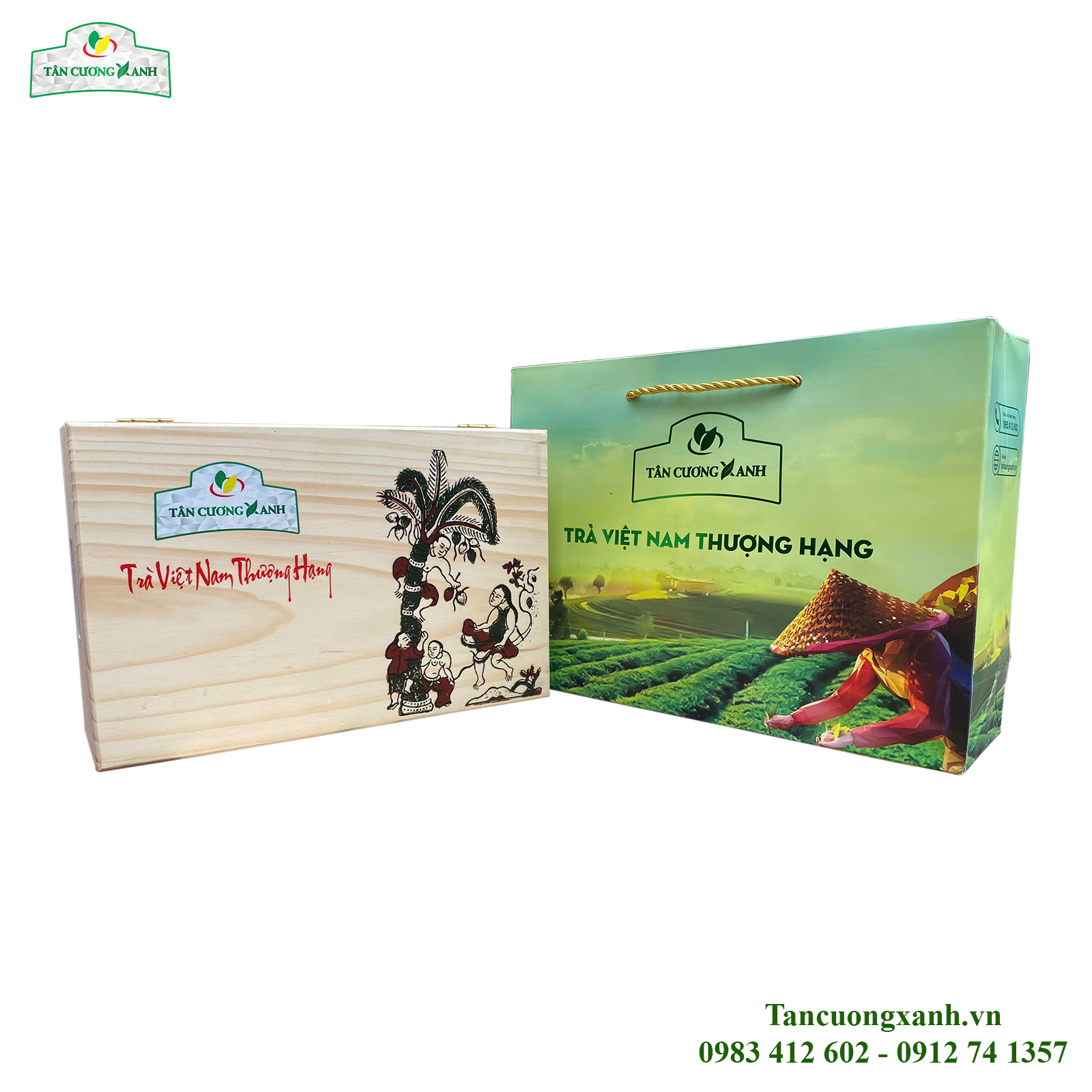 Trà Ô Long Hộp Gỗ Thông TCX 02 - 300gram