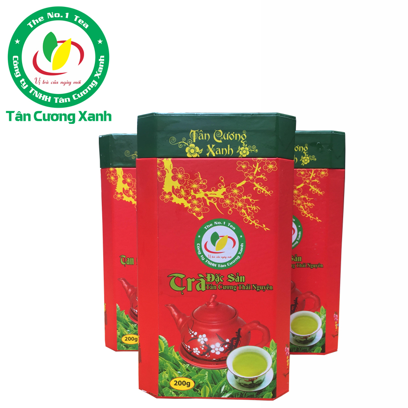 Hộp Trà Tân Cương Thái Nguyên Đặc Sản 200Gram