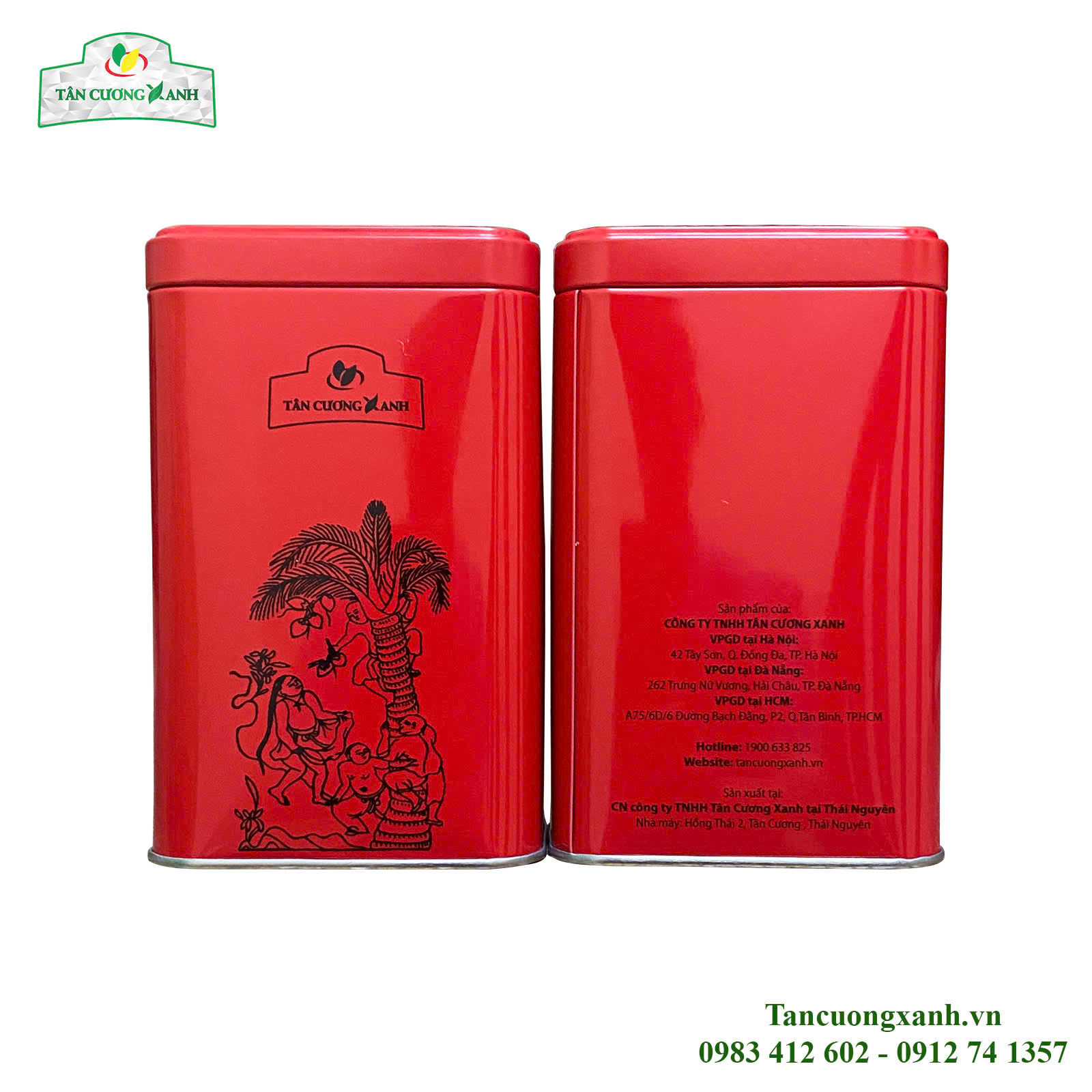 Hộp Trà Tân Cương Hứng Dừa AT02 - 100gram