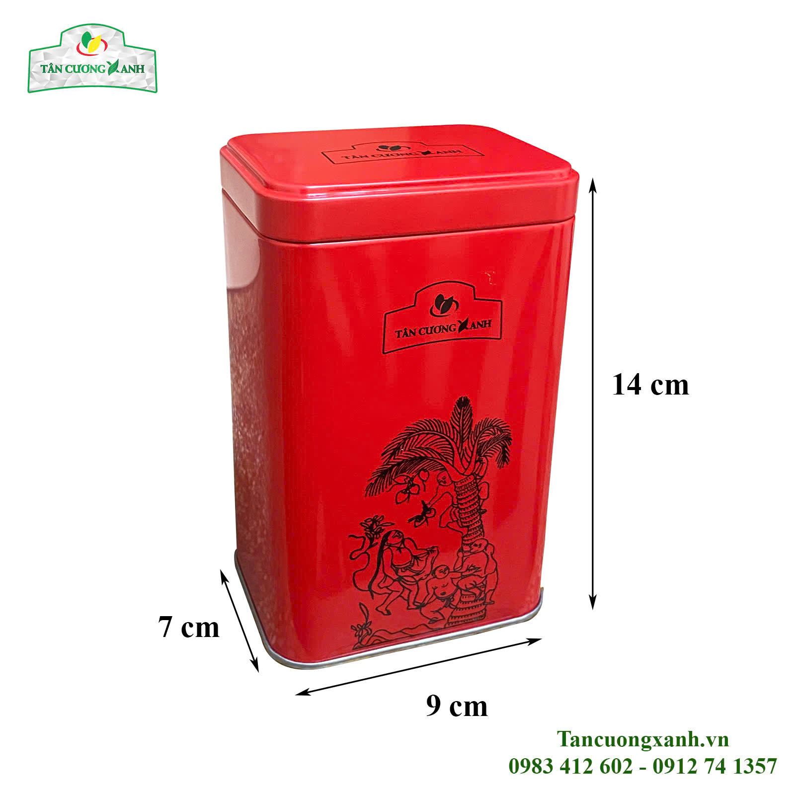 Hộp Trà Tân Cương Hứng Dừa AT02 - 100gram