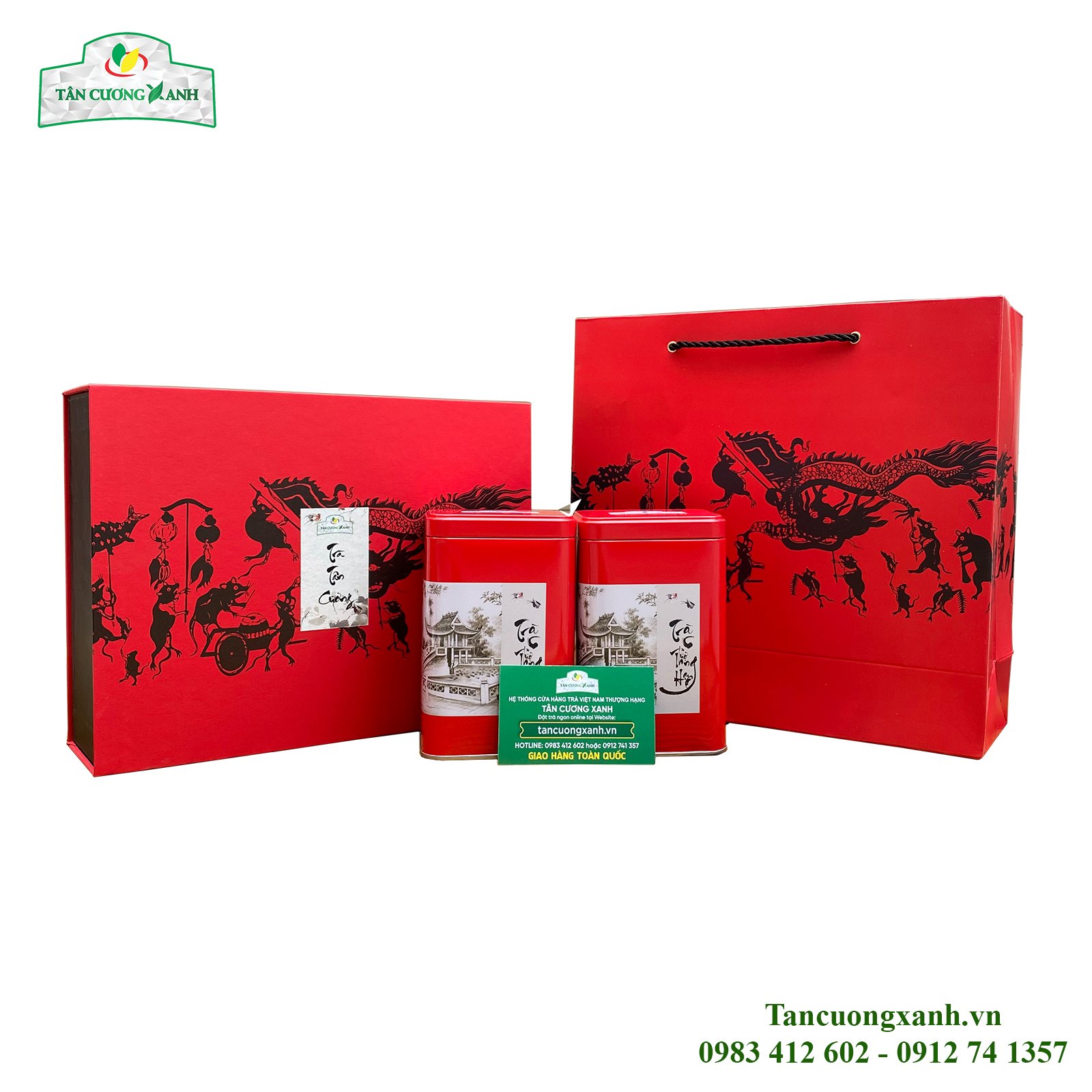 Trà Đinh Ướp Sen Ngọc Tỉnh Liên 200g - Hộp Đại Việt