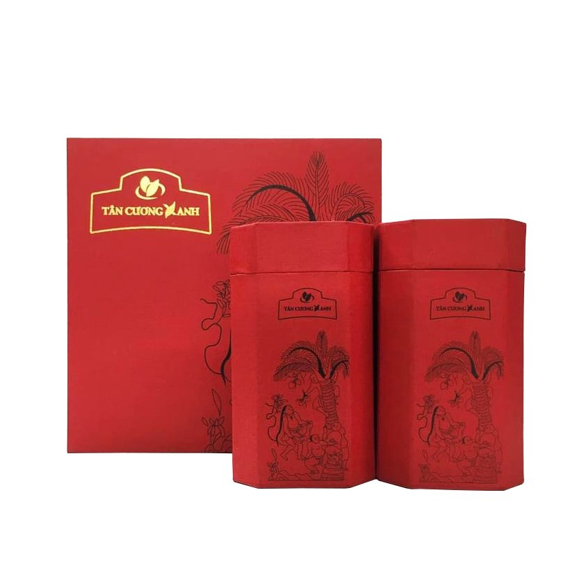 Bộ Trà Ô Long Hứng Dừa 200gram