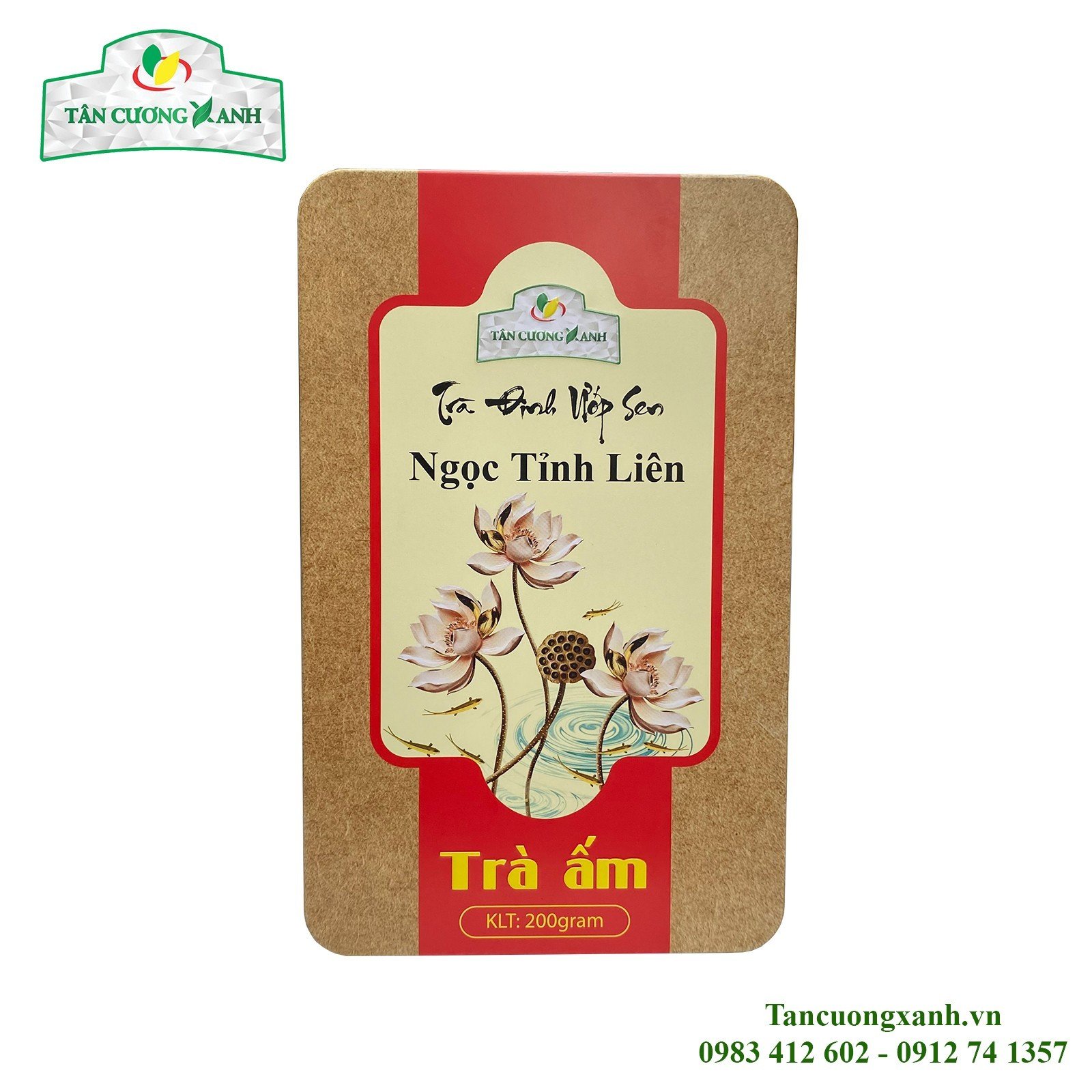 Trà Đinh Ướp Sen Ngọc Tỉnh Liên 200gram - Trà Ấm