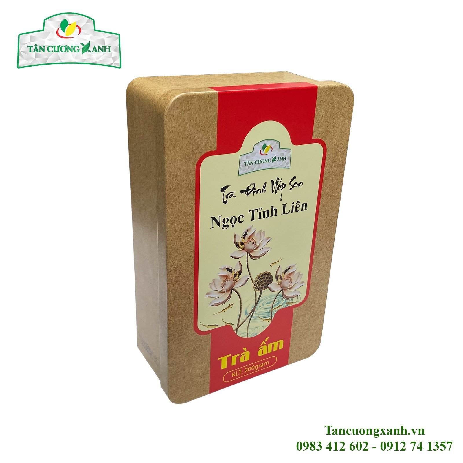 Trà Đinh Ướp Sen Ngọc Tỉnh Liên 200gram - Trà Ấm