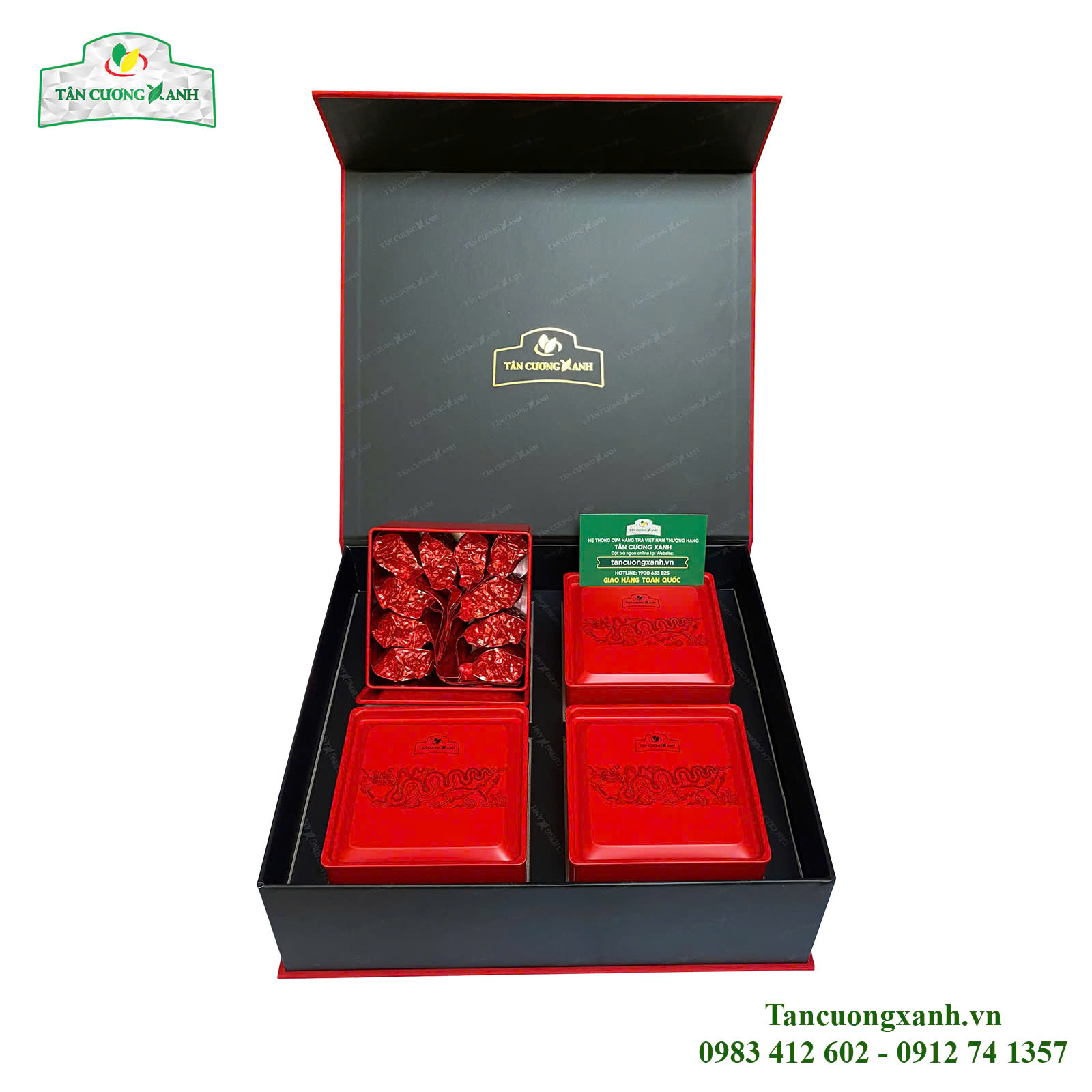 Trà Sen Ngọc Tỉnh Liên 400g - Hộp Tứ Long