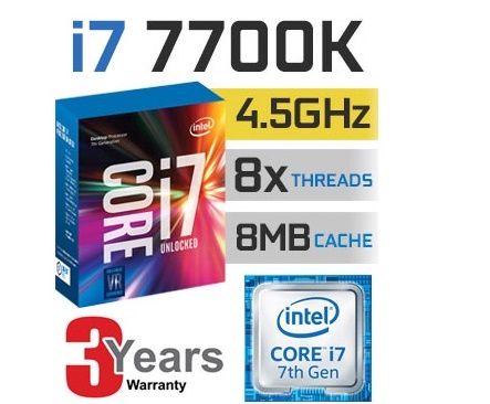 INTEL® CORE™ I7-7700K - THẾ HỆ 7 KABYLAKE