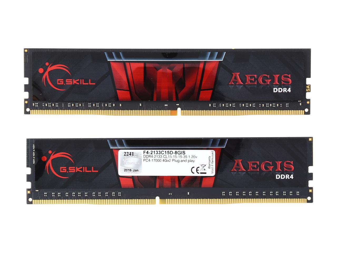 RAM 8GB DDR4 2133 GSKILL AEGIS