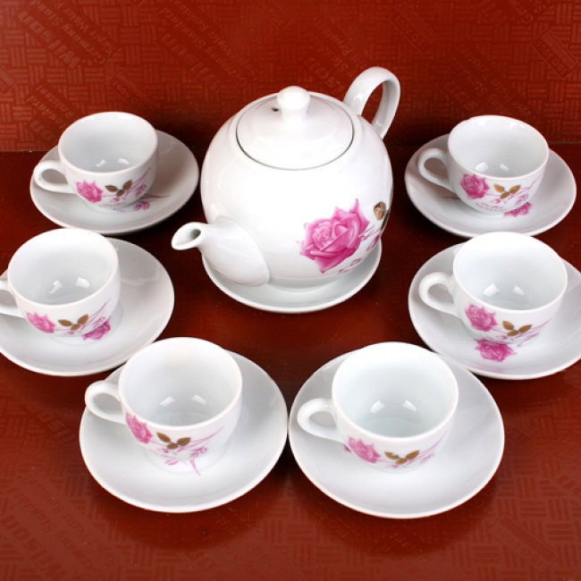 bộ tách trà gốm bát tràng