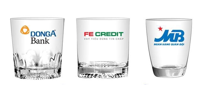Ly thuỷ tinh giá rẻ in logo Ly thuỷ tinh giá rẻ in logo