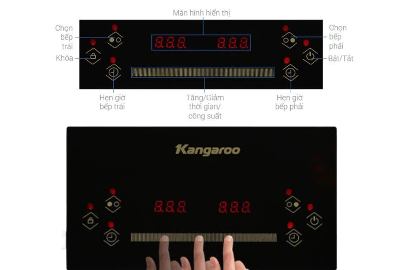 Hướng Dẫn Sử Dụng Bếp Điện Từ Đôi Kangaroo KG851I