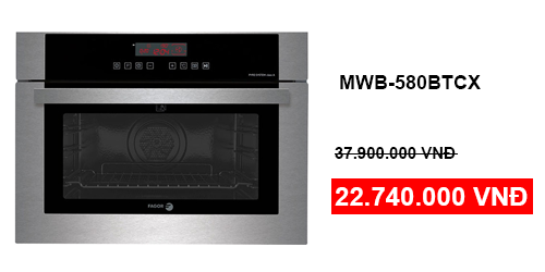 lò vi sóng kèm nướng fagor MWB-580BTCX