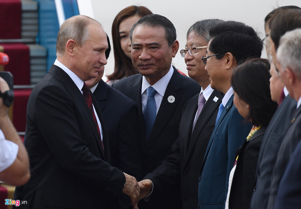 Chuyên cơ chở Tổng thống Putin đến Đà Nẵng dự APEC