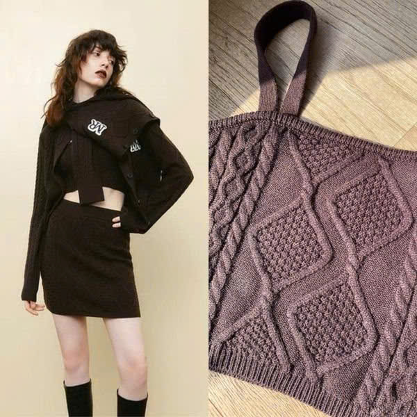 Set áo cardigan