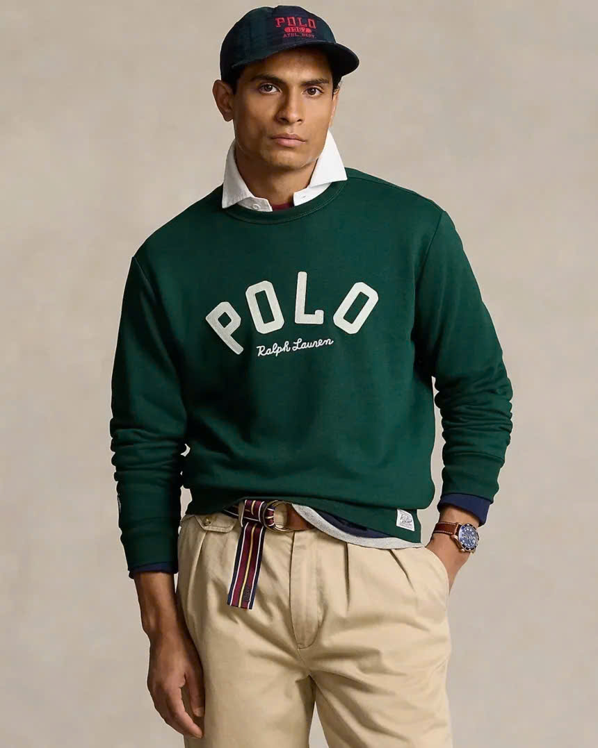 Áo nỉ Polo Ralph Lauren - Áo nỉ có logo lông cừu RL