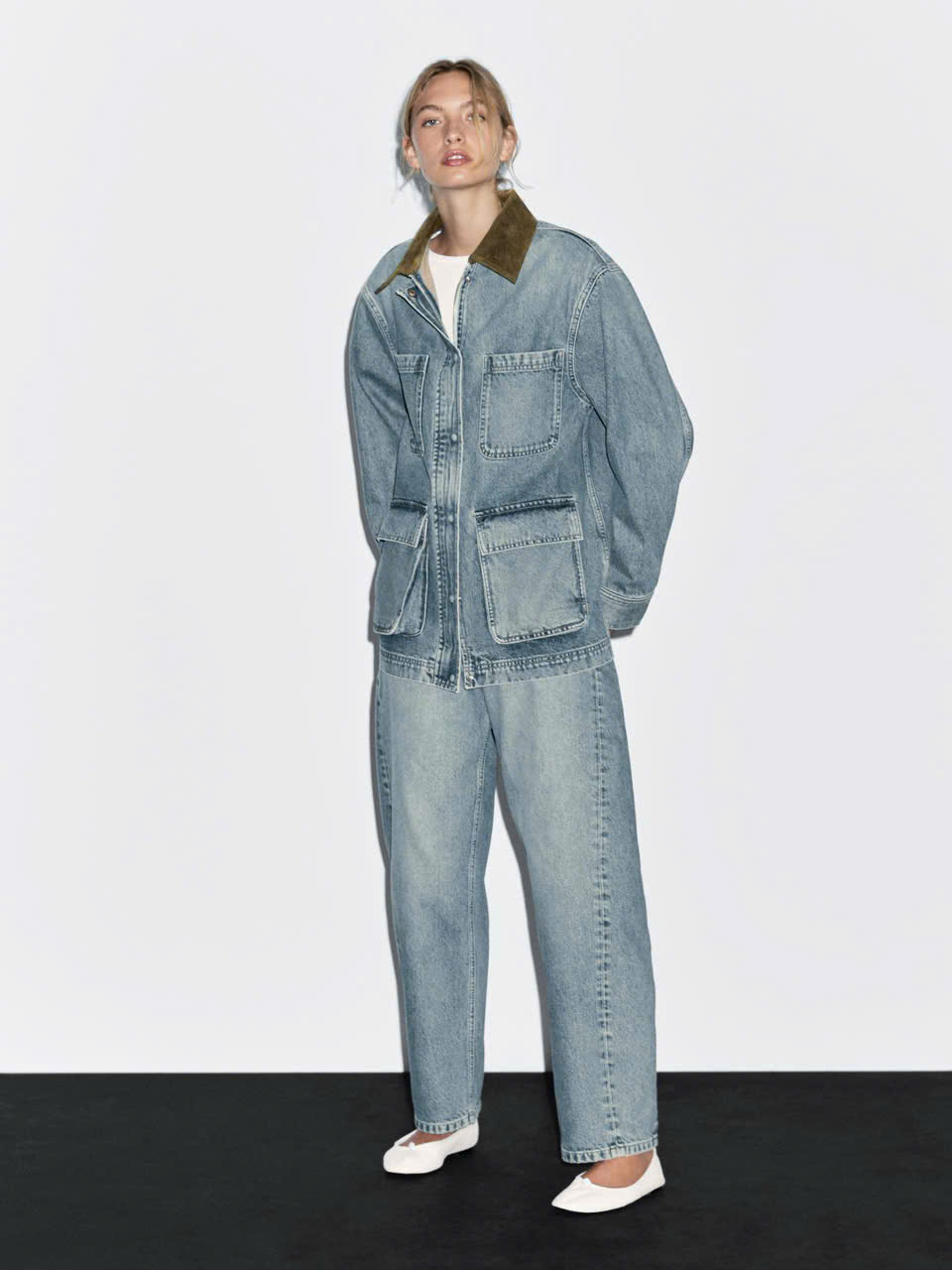 ÁO KHOÁC DENIM CÓ TÚI